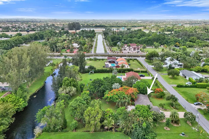 Aerial Views Showing Waterway