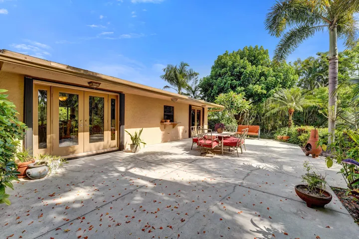 Expansive Patio with French Door Access