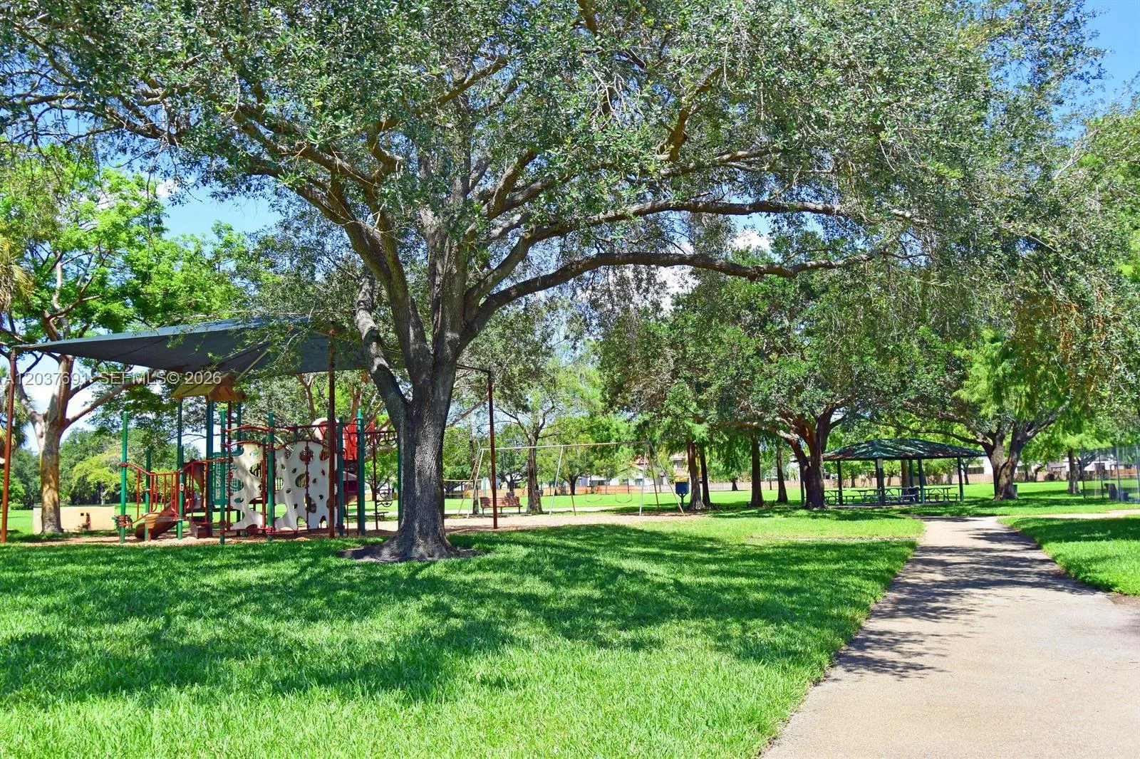 Children will love the playgrounds at nearby Deicke Park, surrounded by expansive green space and mature shade trees