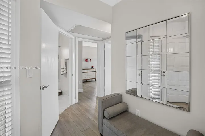 Wide hallways, neutral finishes and continuous luxury vinyl flooring contribute to the home's bright, open and move-in-ready appeal