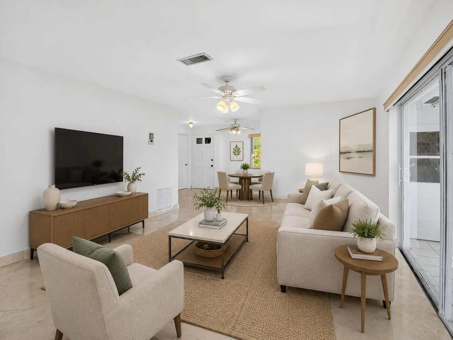 Livingroom Virtually Staged