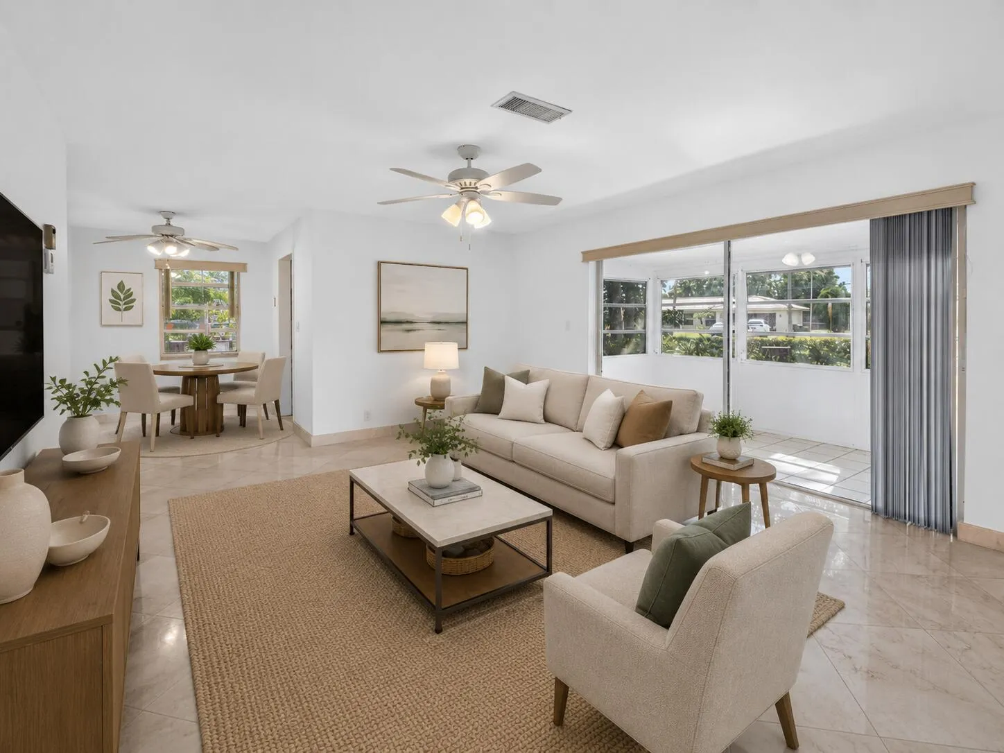 Livingroom Virtually Staged
