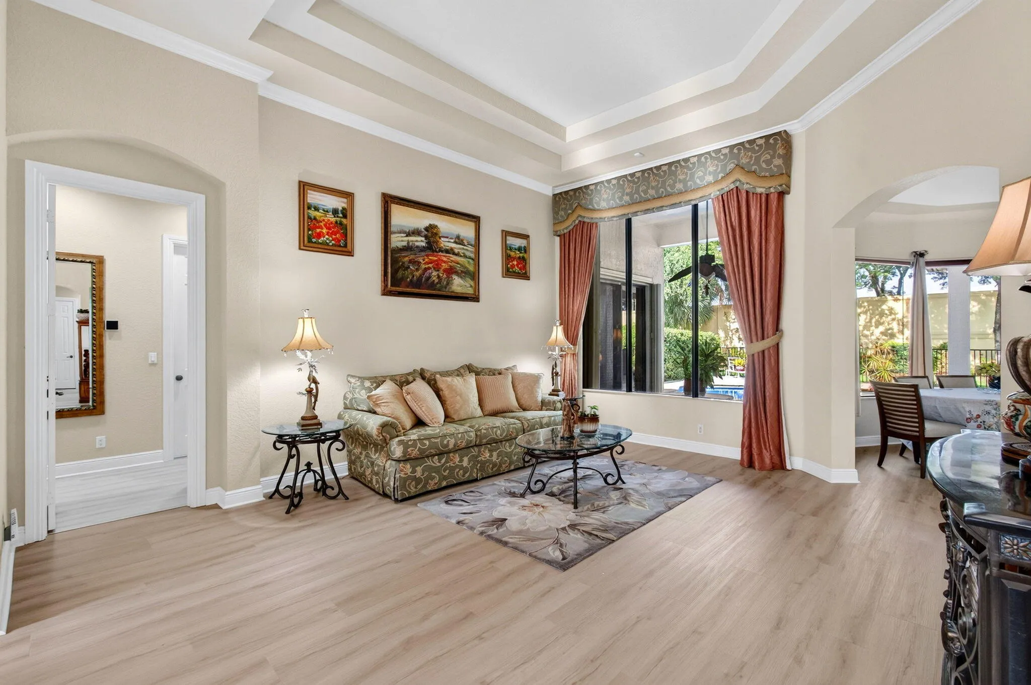 New luxury vinyl flooring