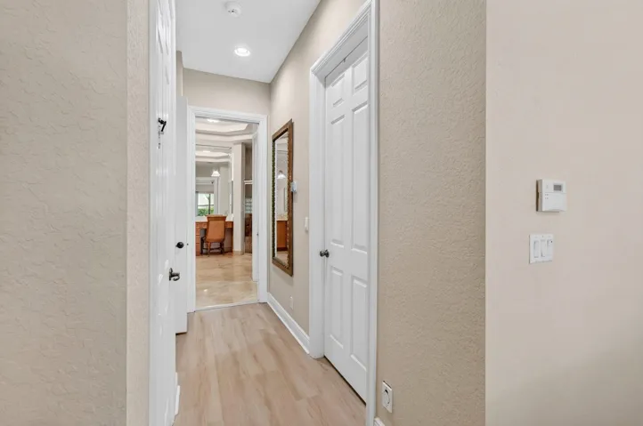 Multiple walk-in closets