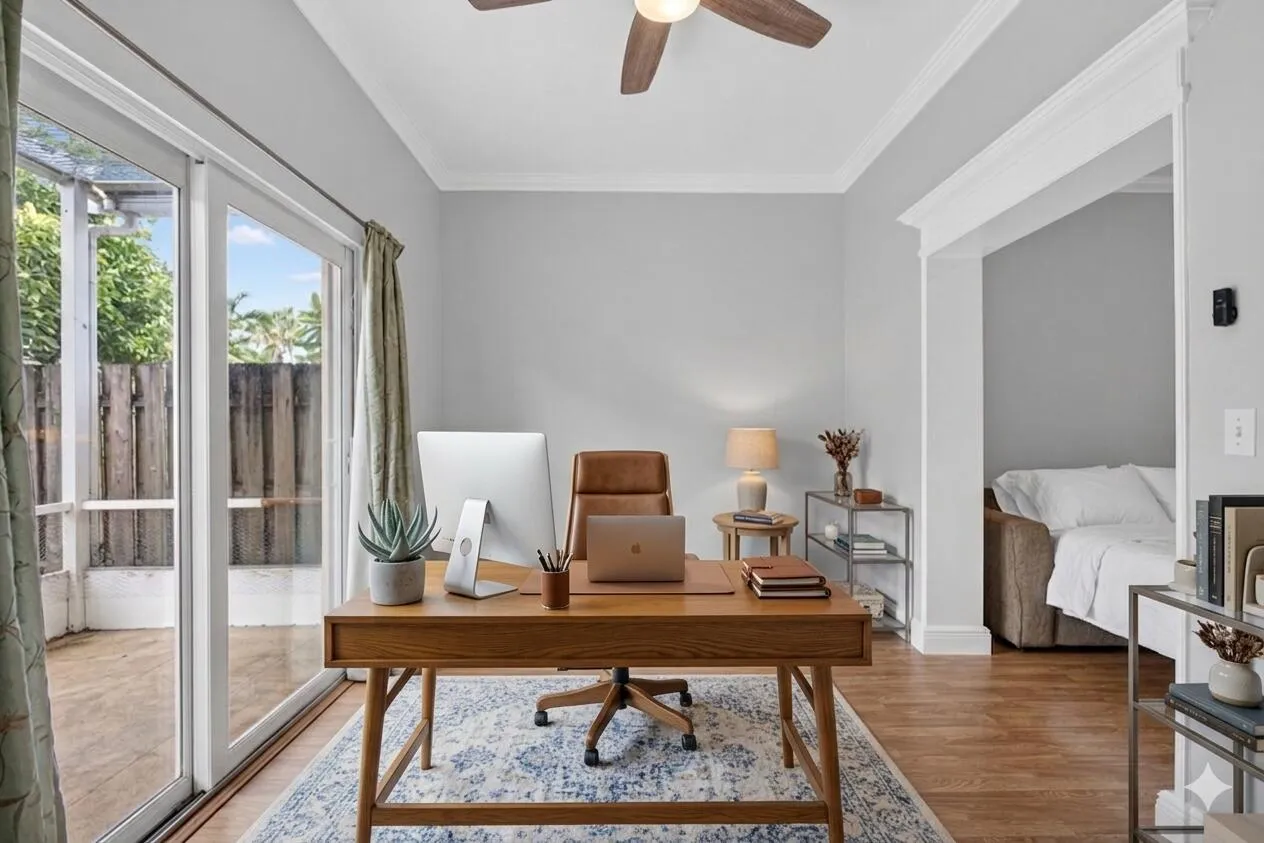 AI styled as a home officec