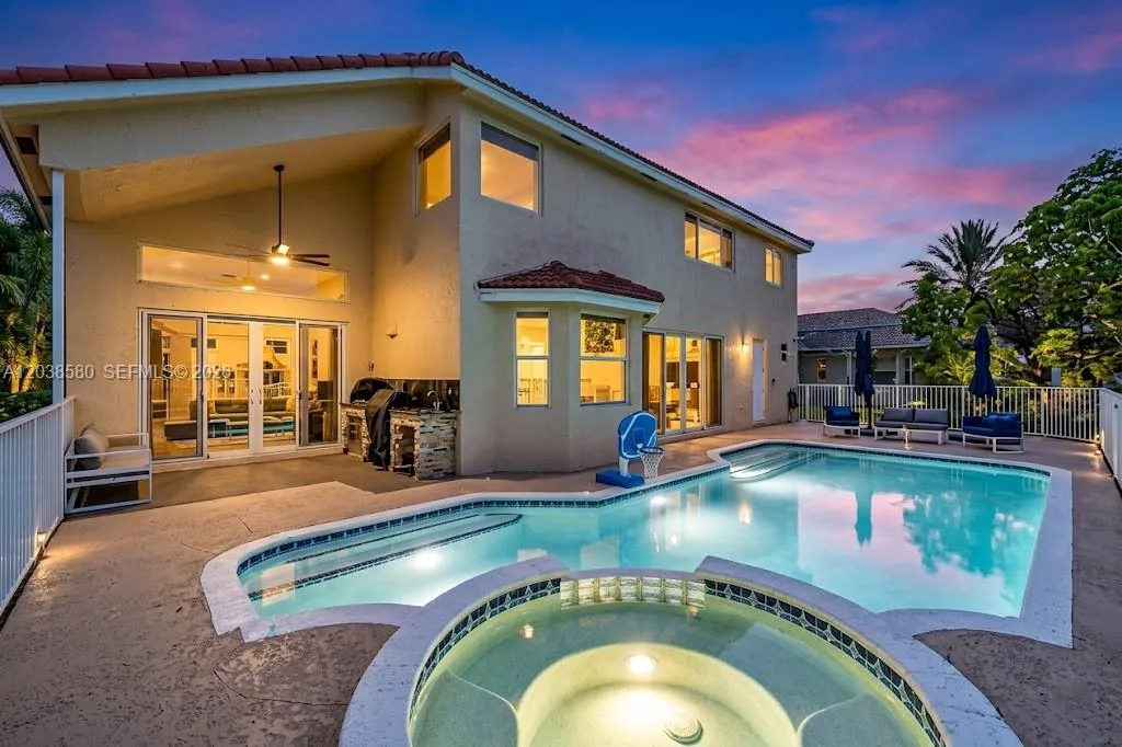 HOT TUB AND POOL