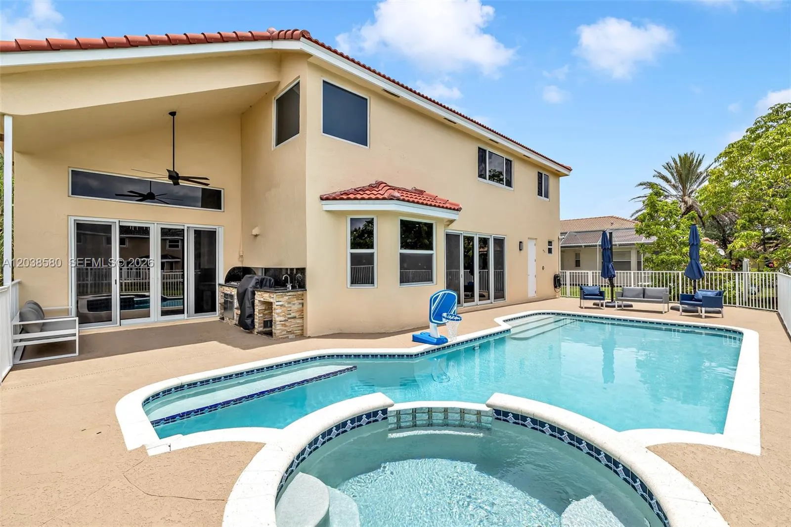 HOT TUB AND POOL