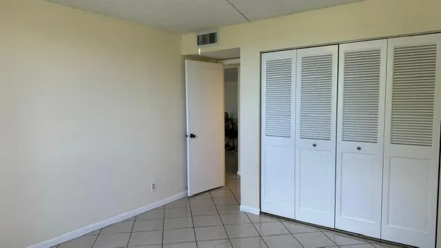 Second bedroom large closet