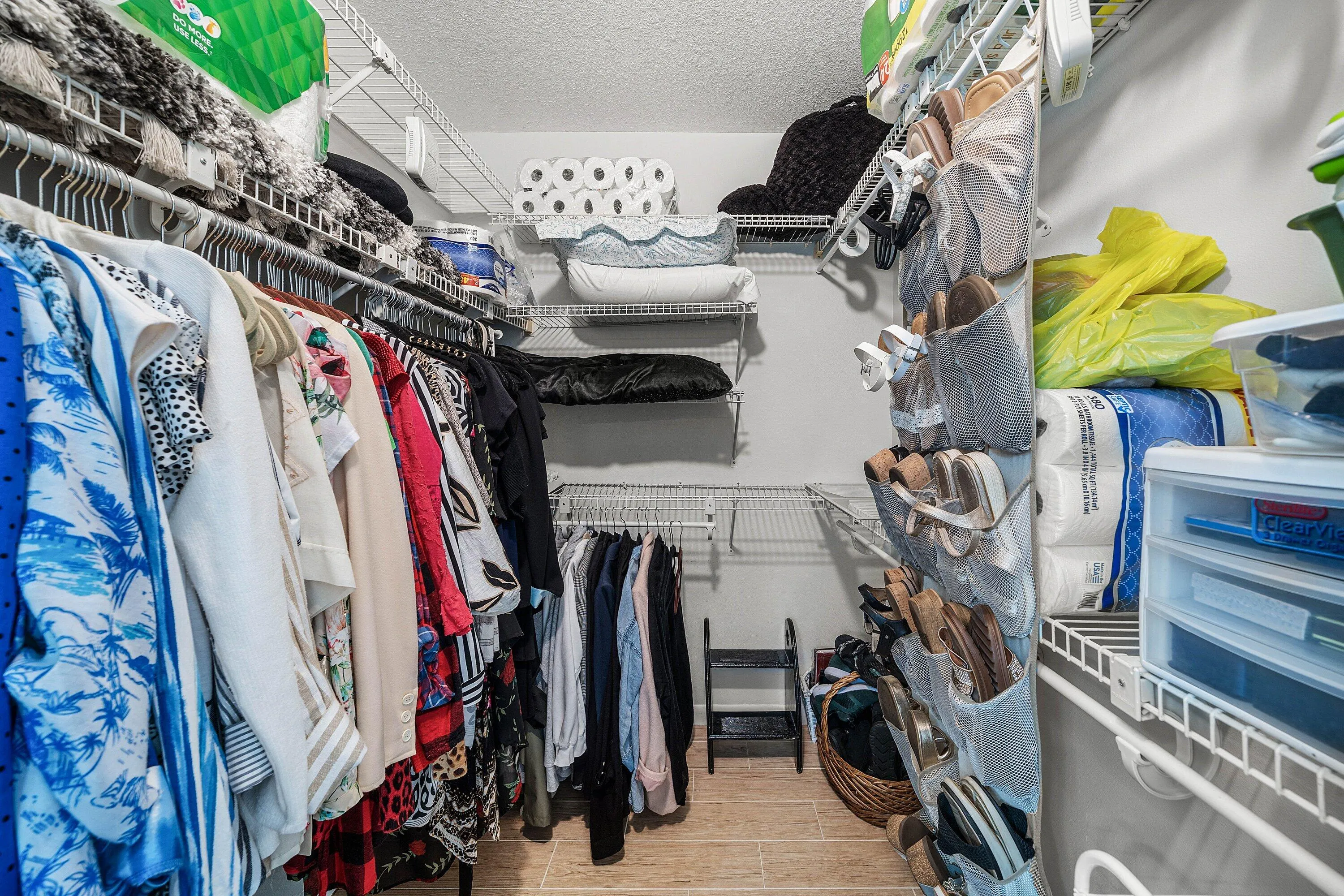 Master walk in closet