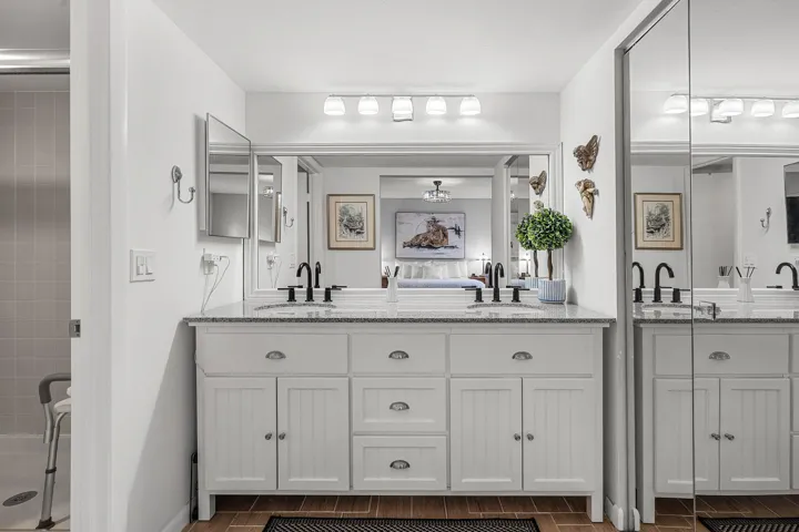 Master bath vanity