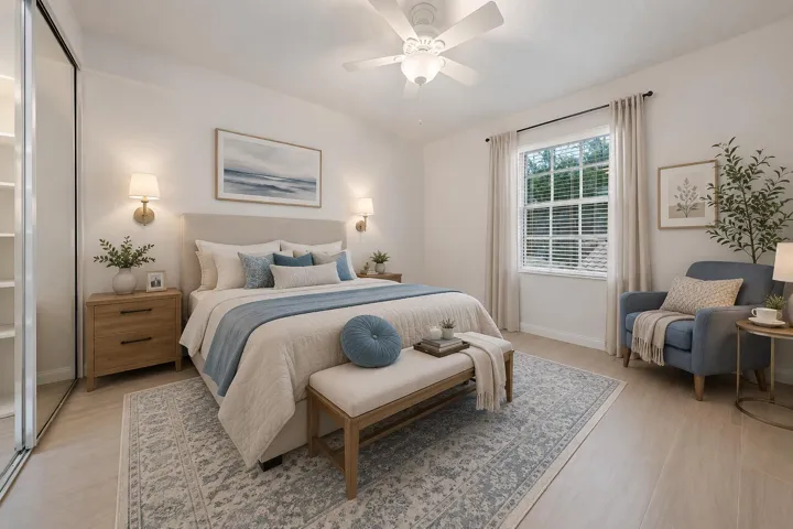 Bedroom - Virtually Staged