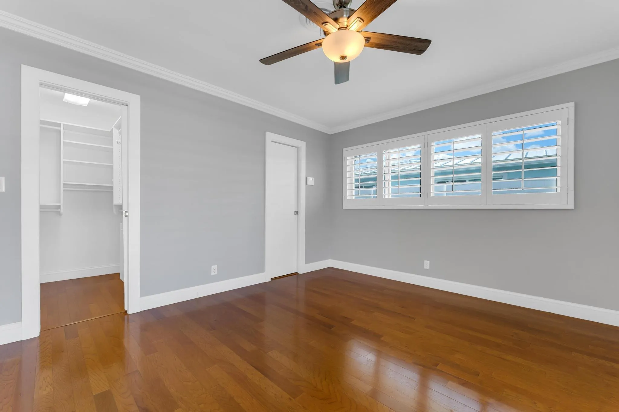 Primary Bedroom with Walk in Closet