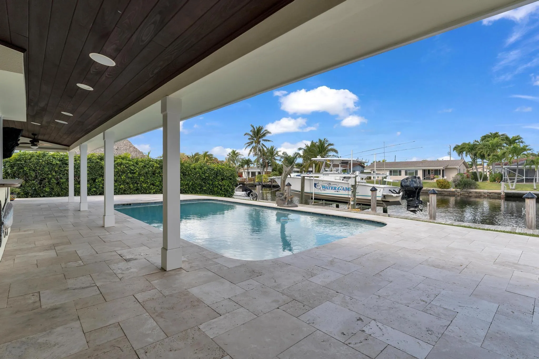 Pool area