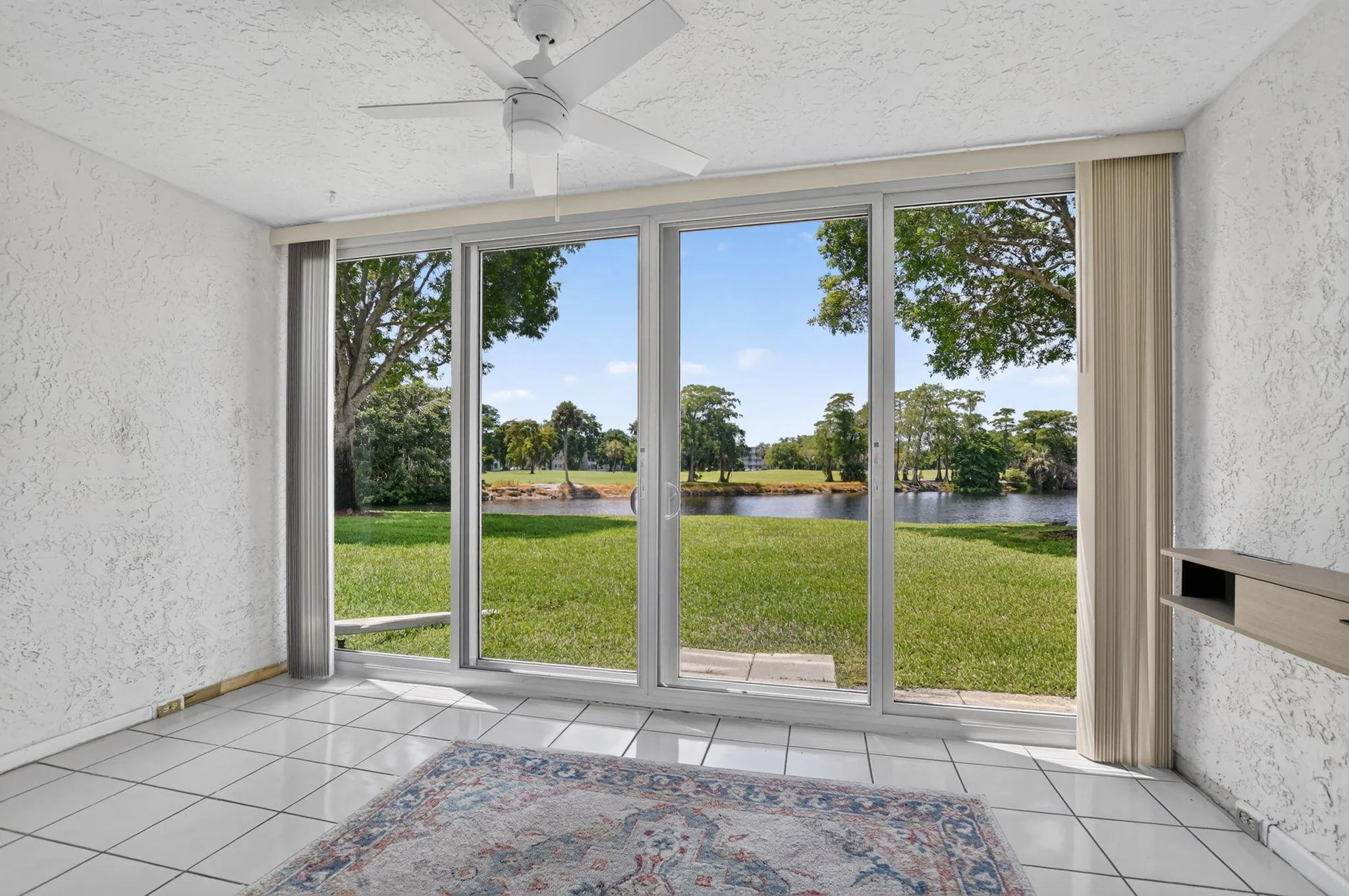 Glass enclosed patio