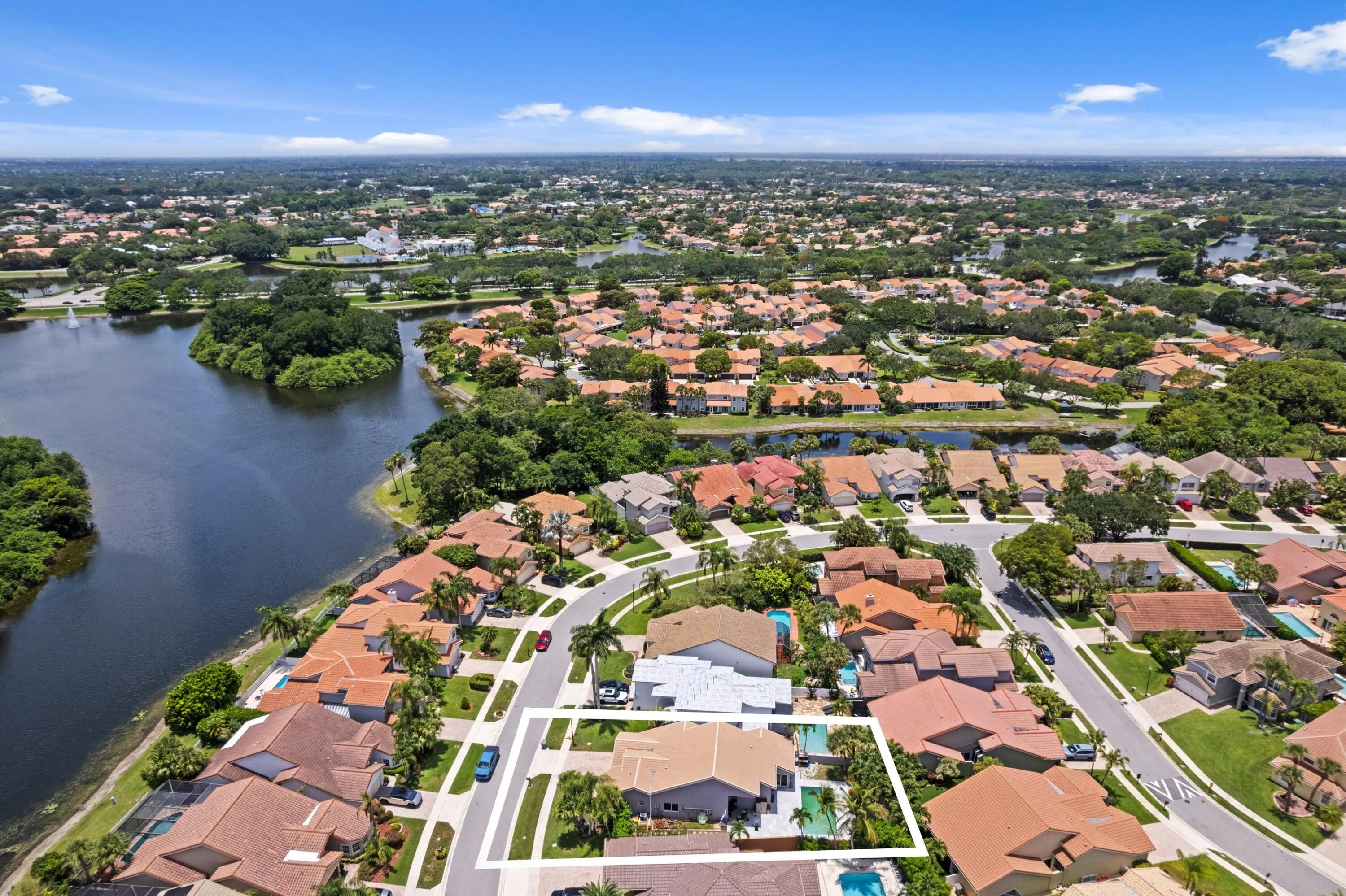 Aerial Neighborhood View