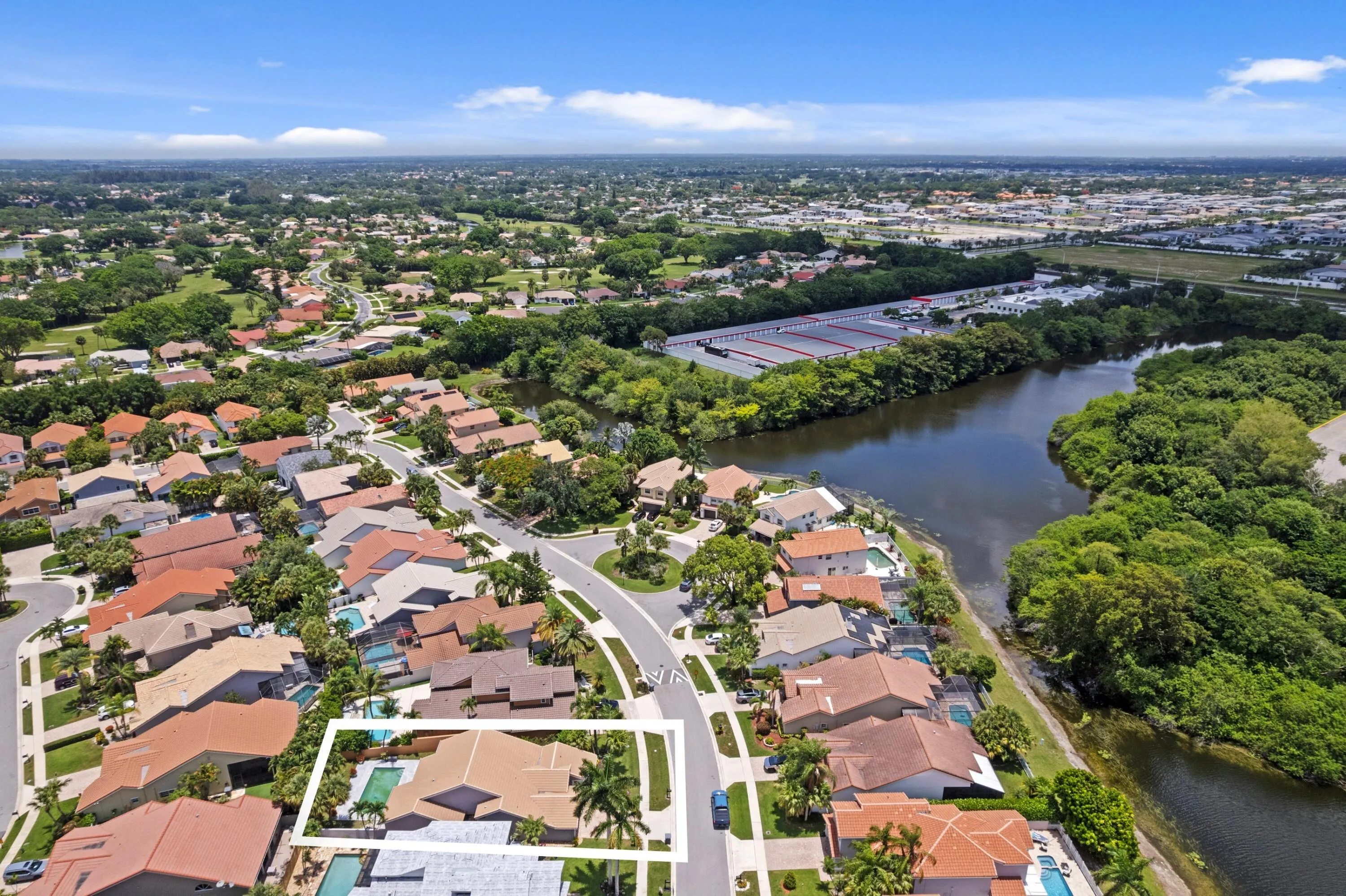 Aerial Neighborhood View