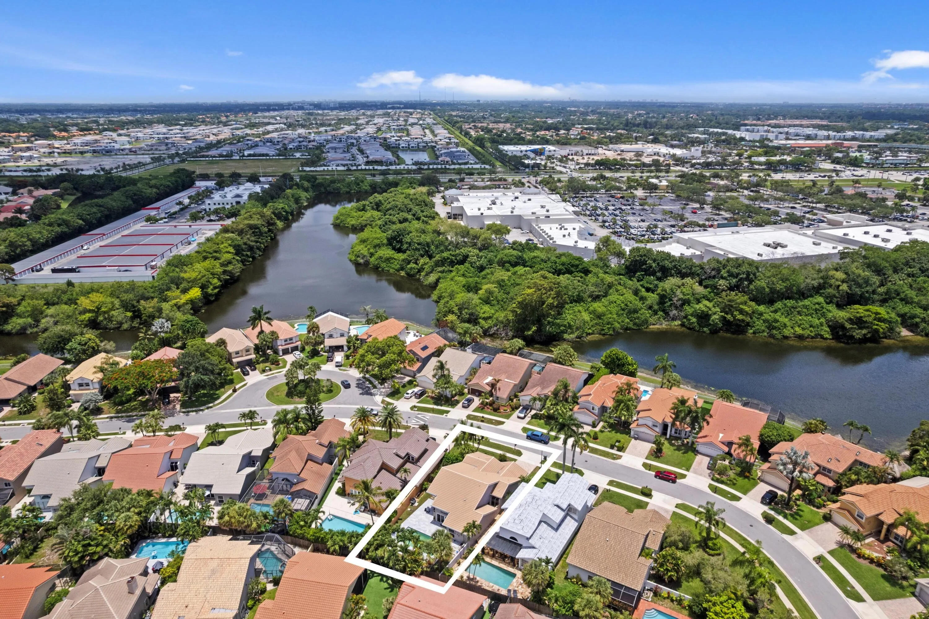 Aerial Neighborhood View