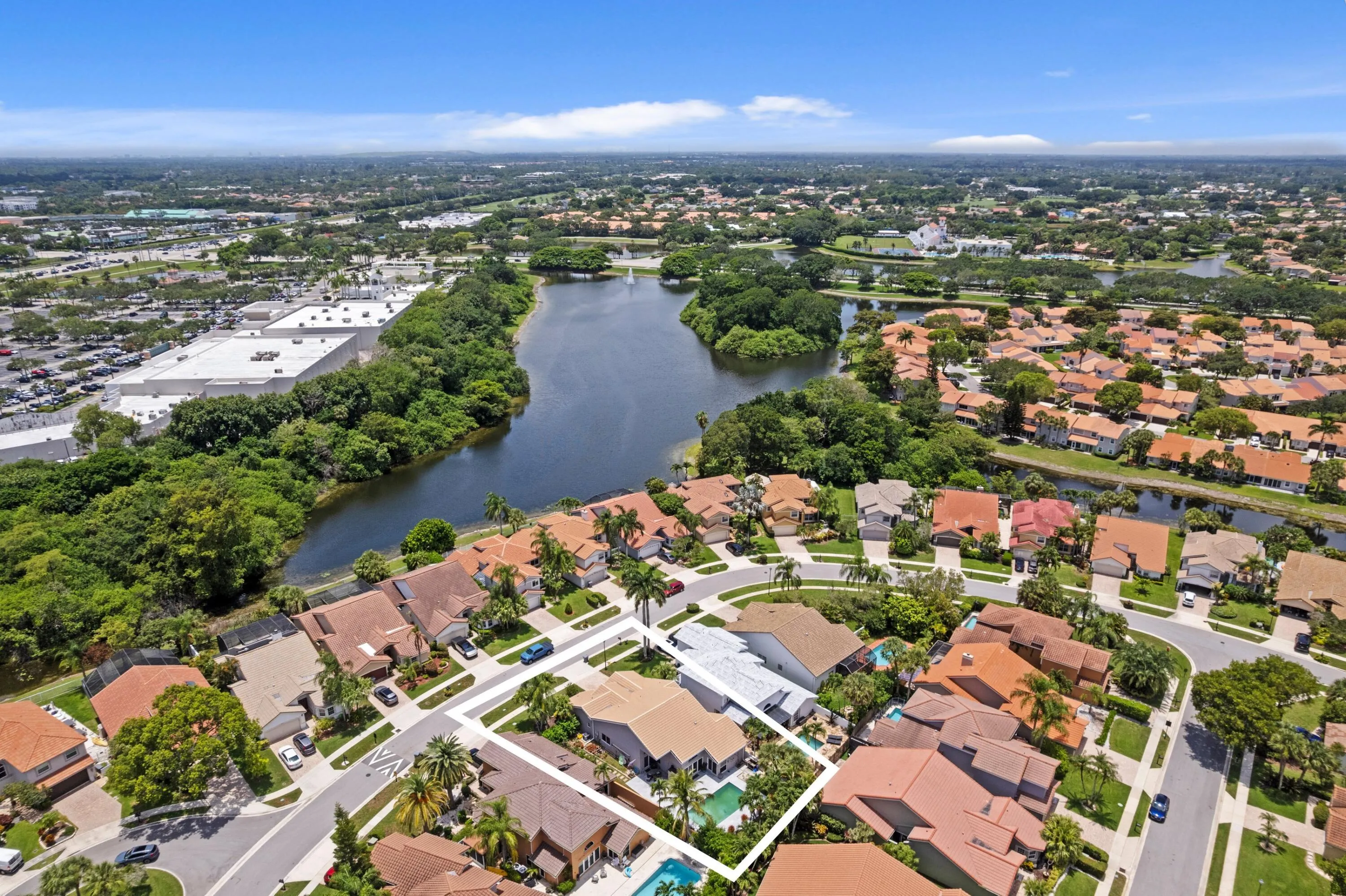 Aerial Neighborhood View
