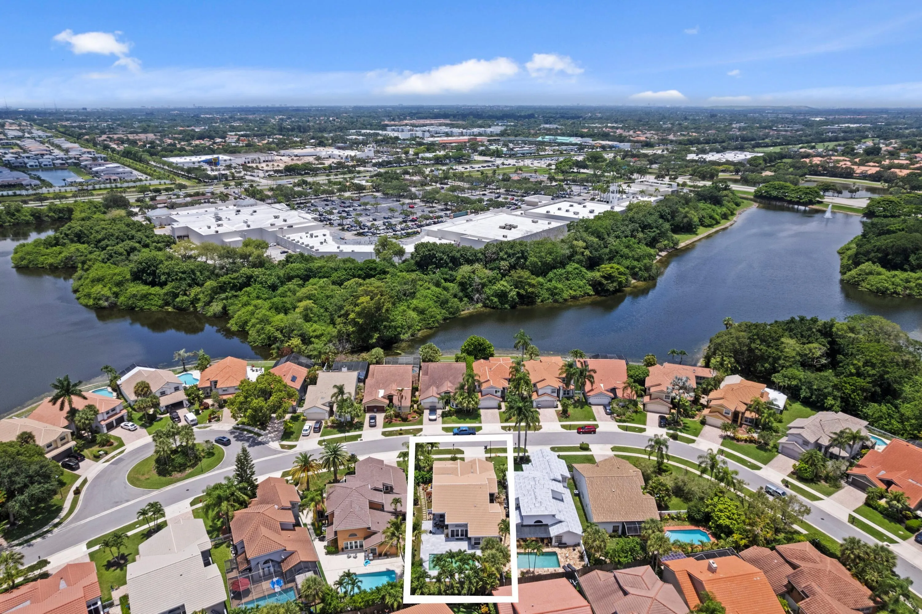 Aerial Neighborhood View