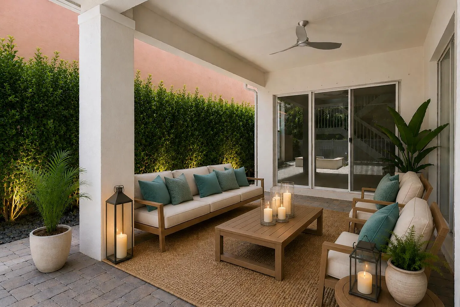 Staged Lanai