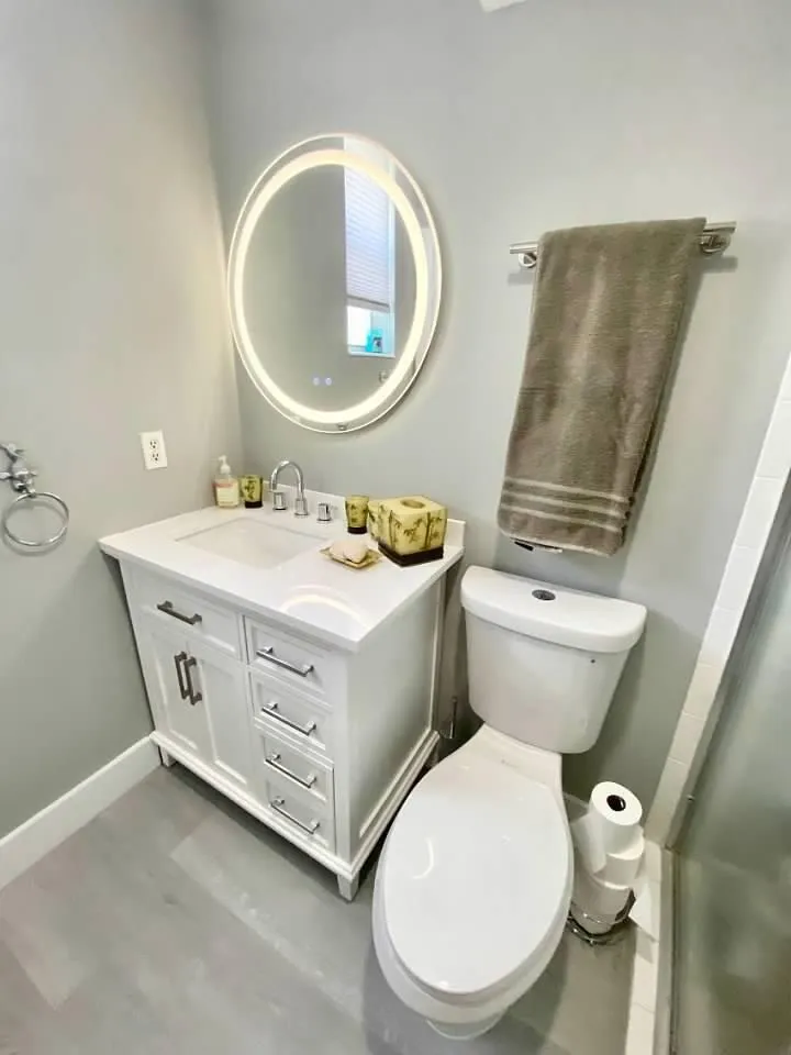 GUEST BATH WITH SHOWER &