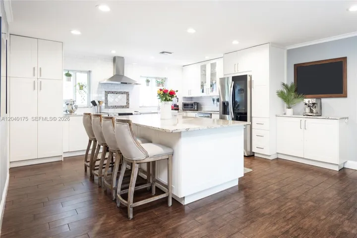 Lots of Cabinetry, plus coffee bar