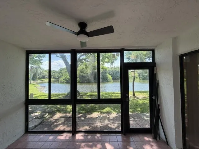 Storm window enclosed patio