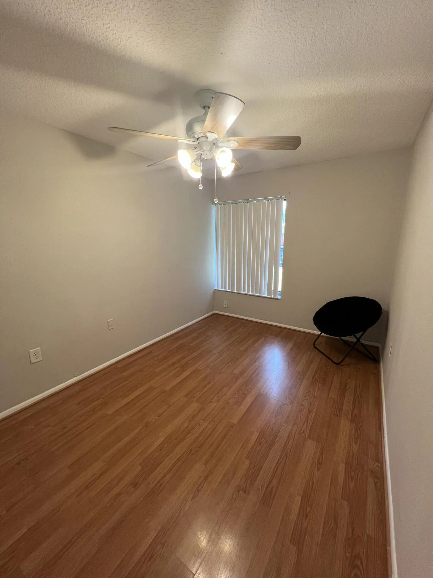 Bedroom 3 with laminate flooring