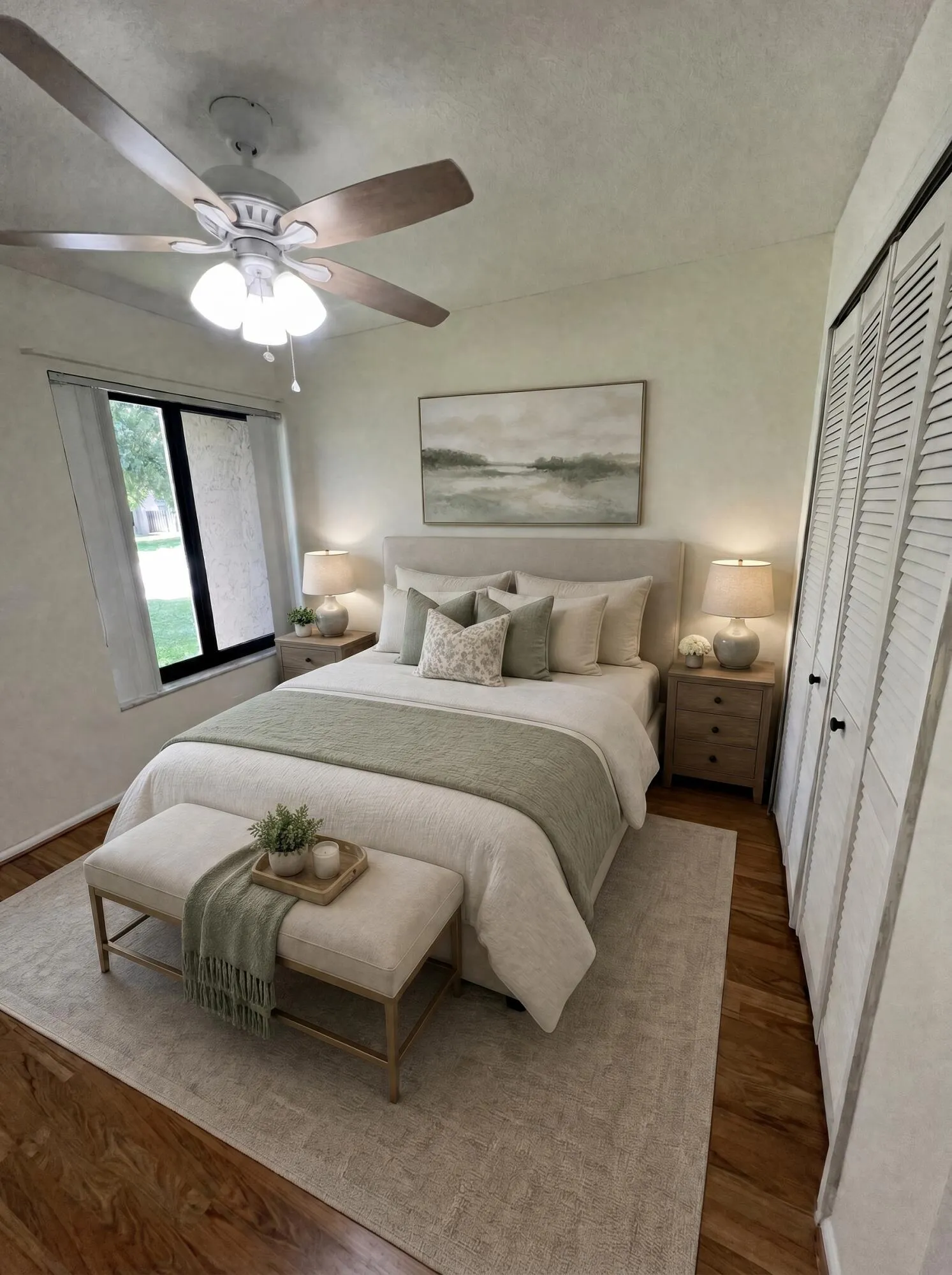 Staged Bedroom