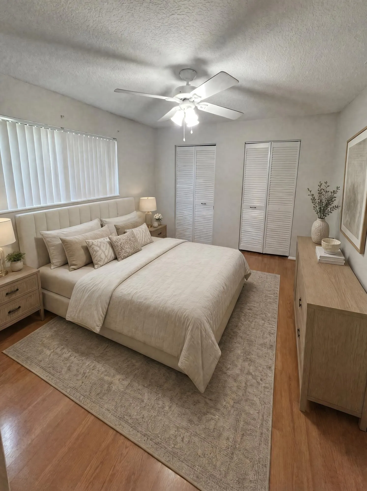 Staged Primary Bedroom