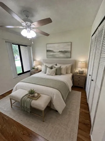 Staged Bedroom