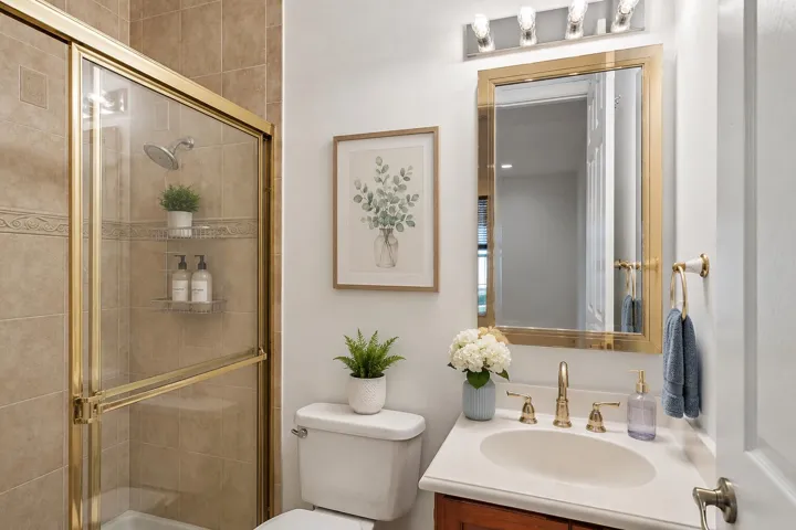 Virtually Staged Bathroom