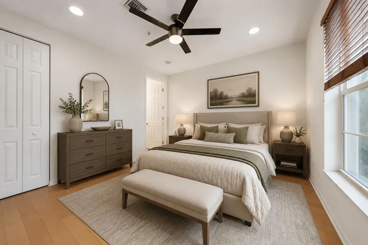 Bedroom - Virtually Staged