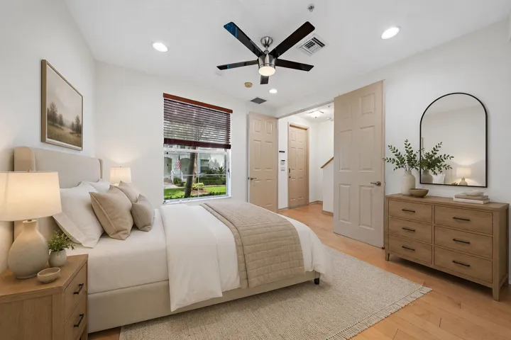 Downstairs Bedroom - Virtually Staged