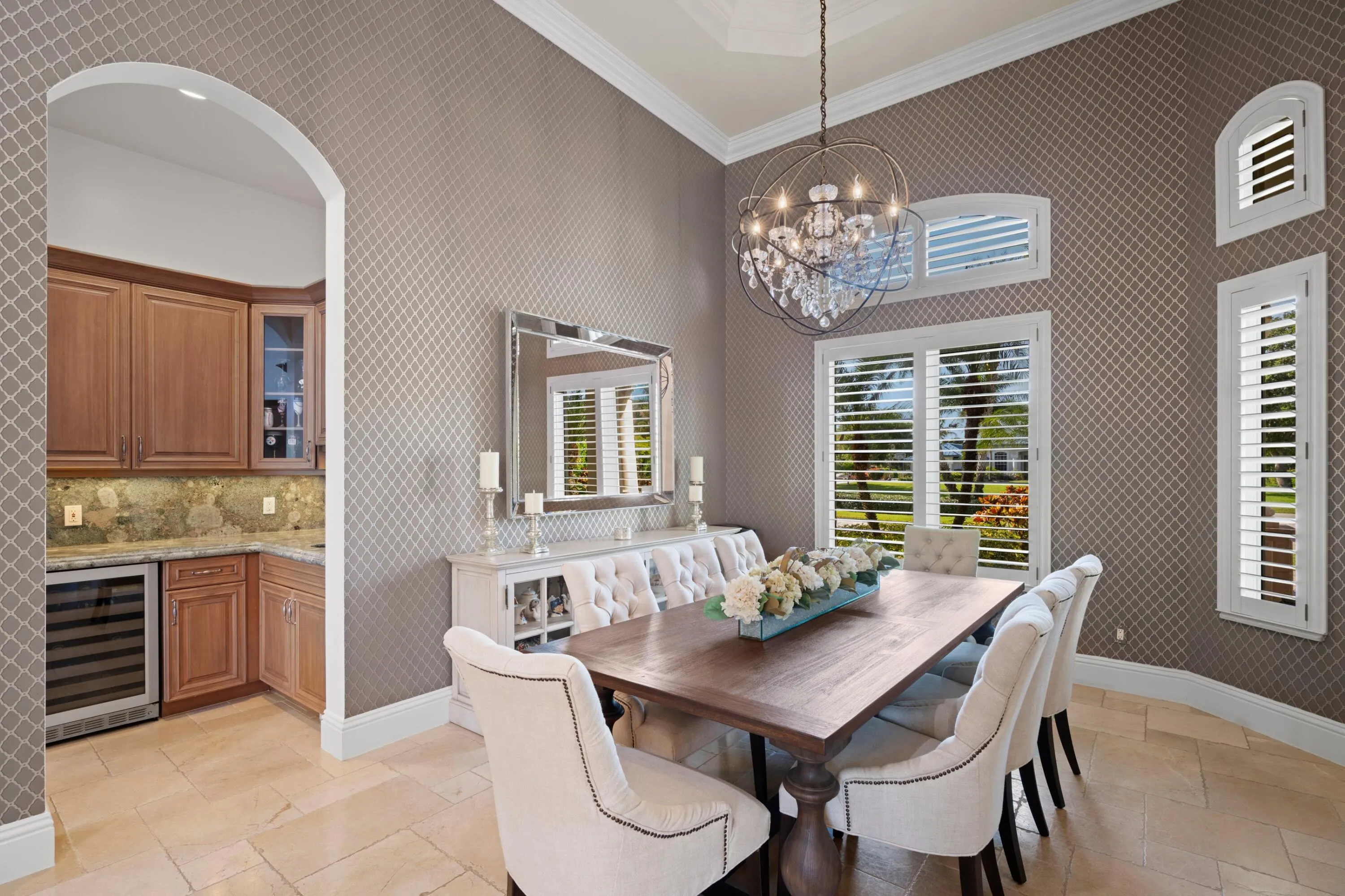 Formal Dining + butler bar