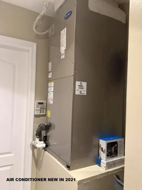 a/c unit in laundry room