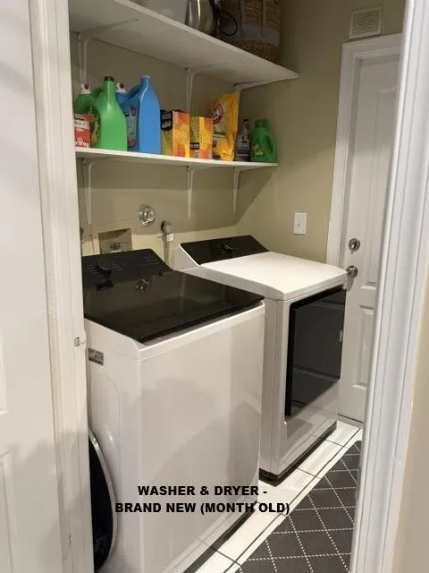 laundry - new w&d