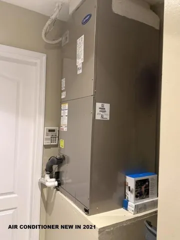 a/c unit in laundry room