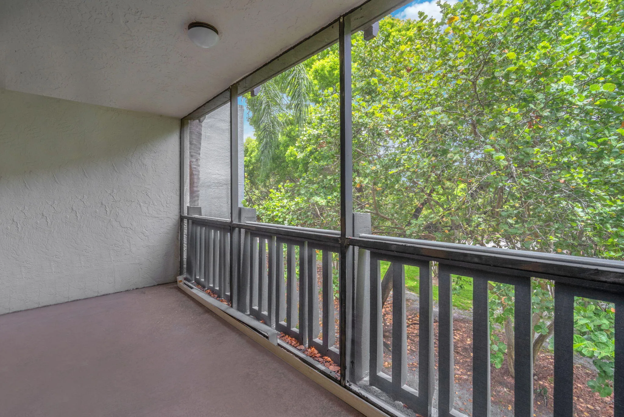 Large balcony