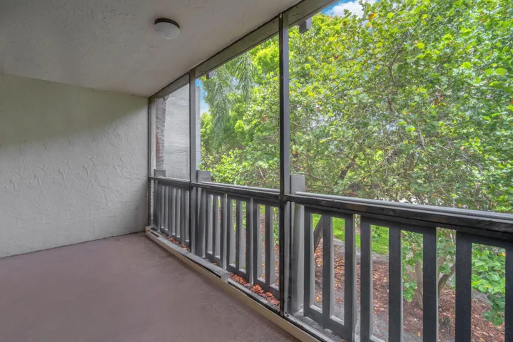 Large balcony