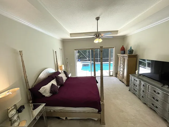 Master Bedroom with Pool Access