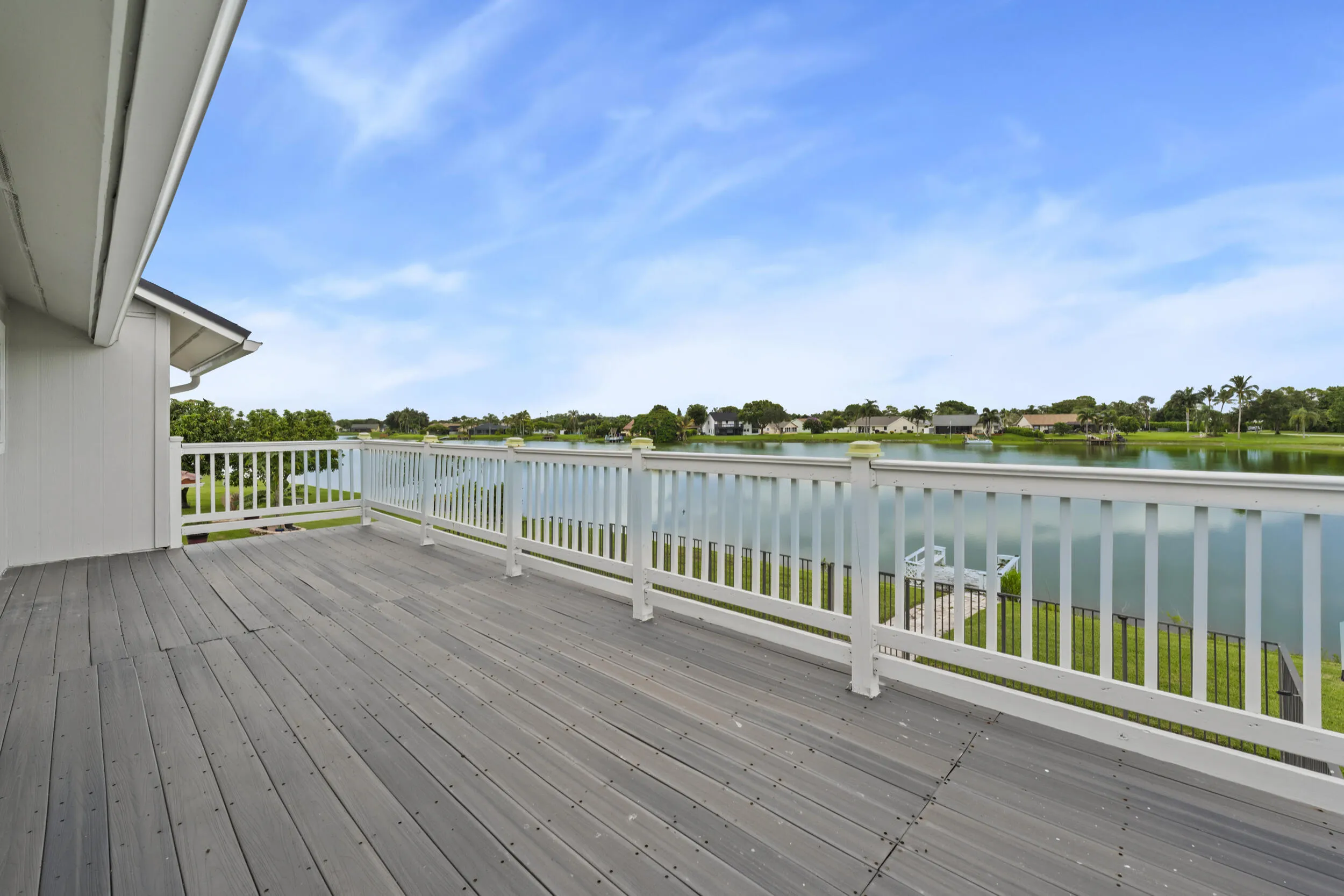 Balcony for master bedroom and second bedroom