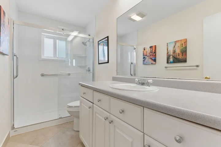 Guest bathroom nicely updated