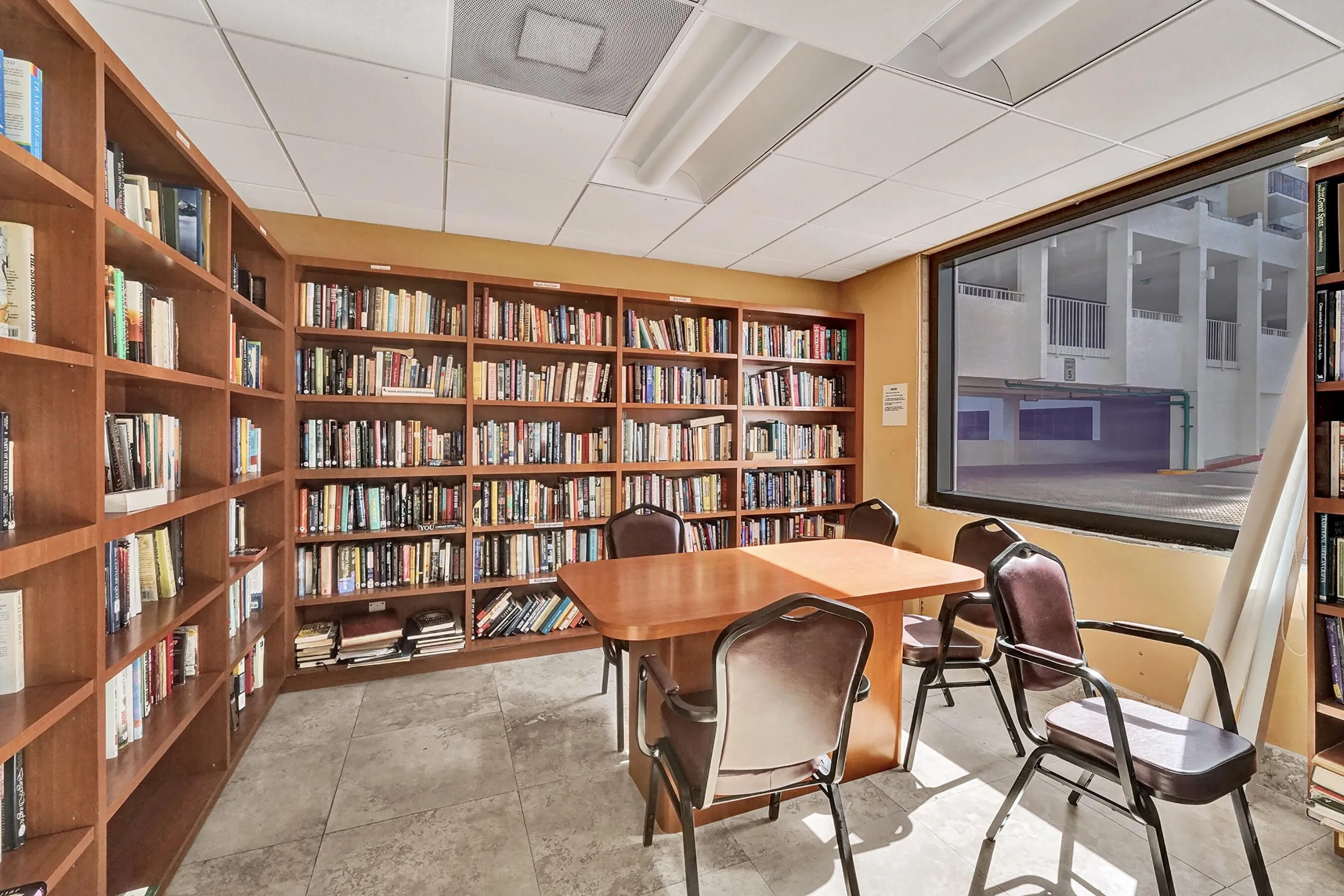 Amenities. Library