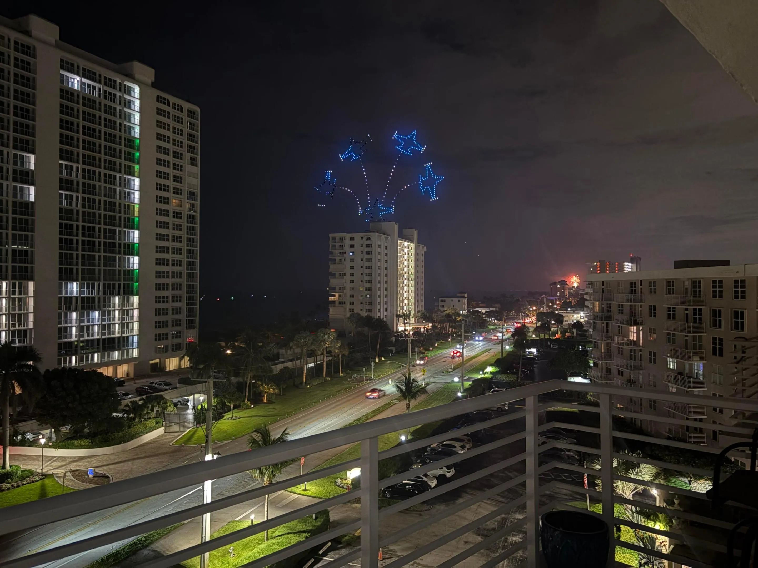 Enjoy fireworks from the Deerfield Pier