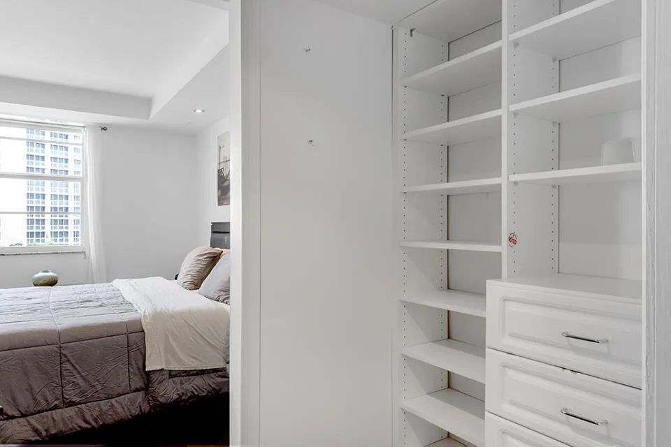 Custom designed closet