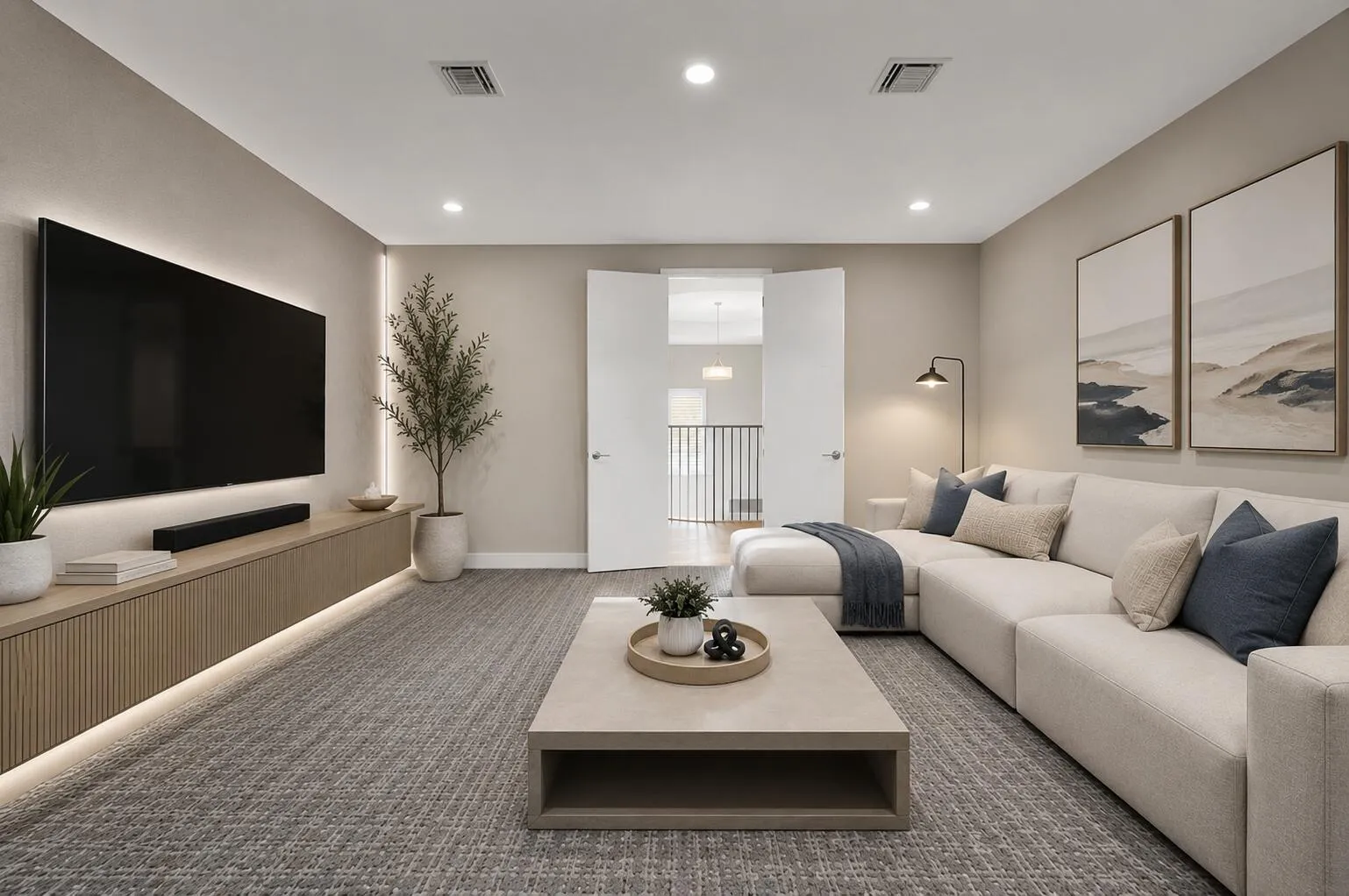17089 Rainbow Falls Trl- Media Rm Staged