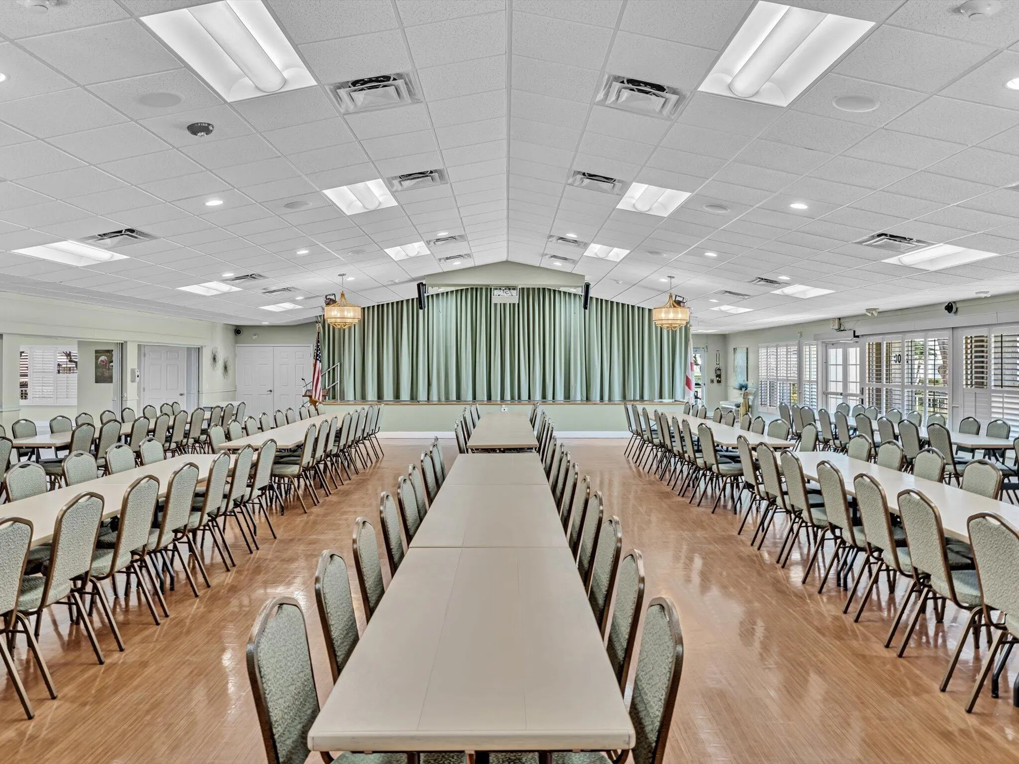 One of 3 clubhouse party room