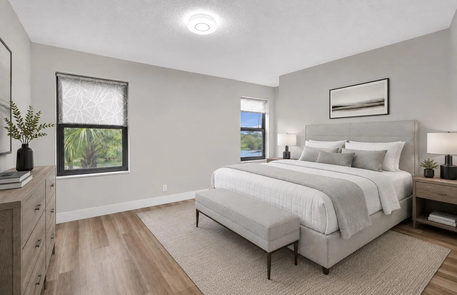 VIRTUALLY STAGED Primary Bedroom