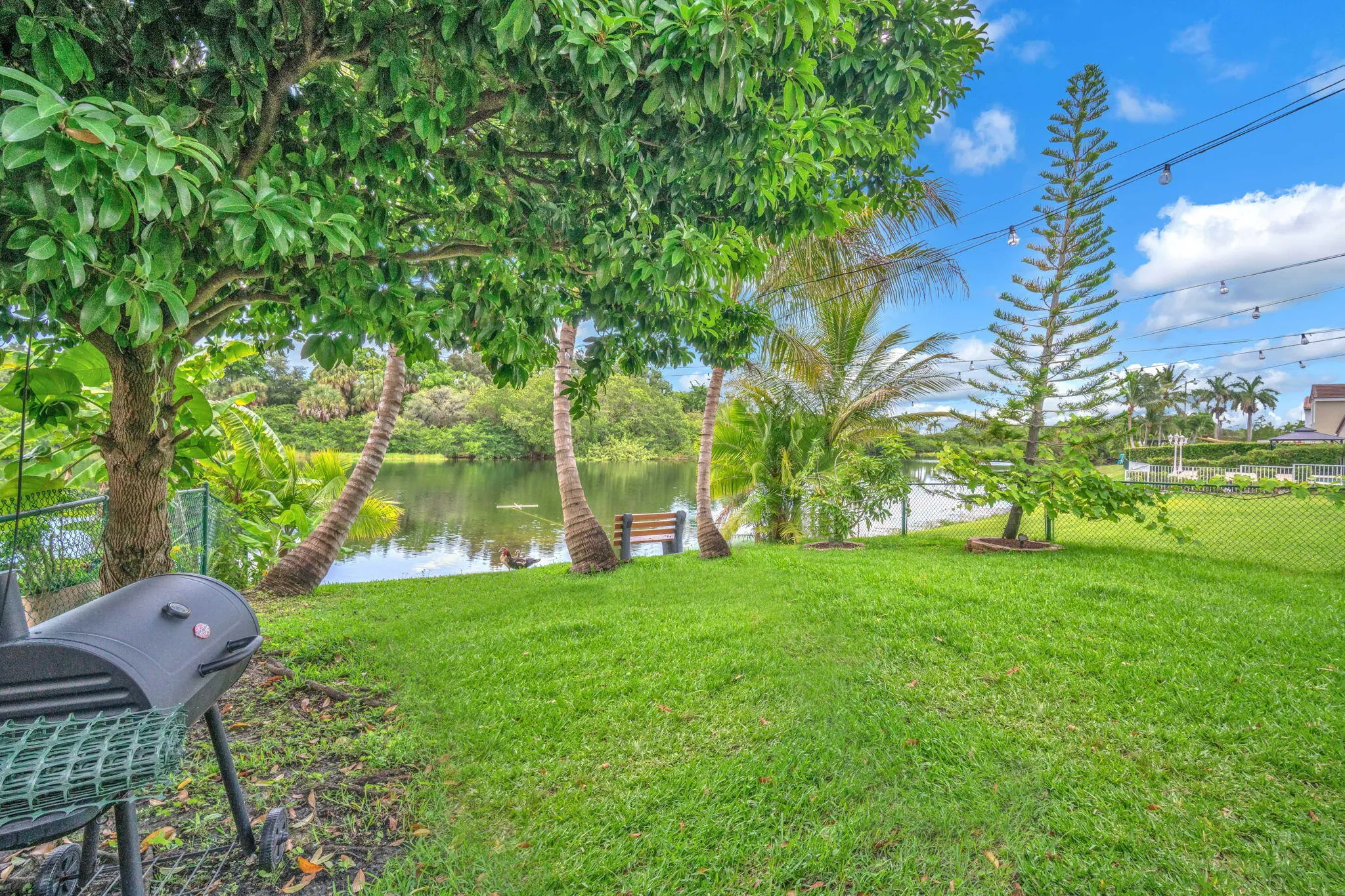 Spacious Back Yard and Lake Views